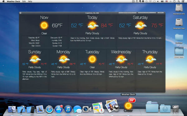 weather underground app for mac
